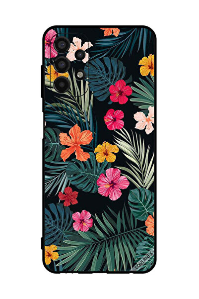 Covernex غطاء حماية لهاتف سامسونج جالاكسي A13 متعدد الألوان زهور وريش