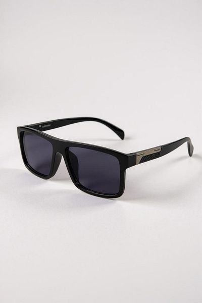 Eyesofia Angeles Polarized High Quality Bone Black Unisex Sunglasses