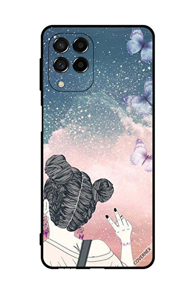 Covernex غطاء حماية لهاتف سامسونج جالاكسي M53 فتاة تصنع علامة النصر