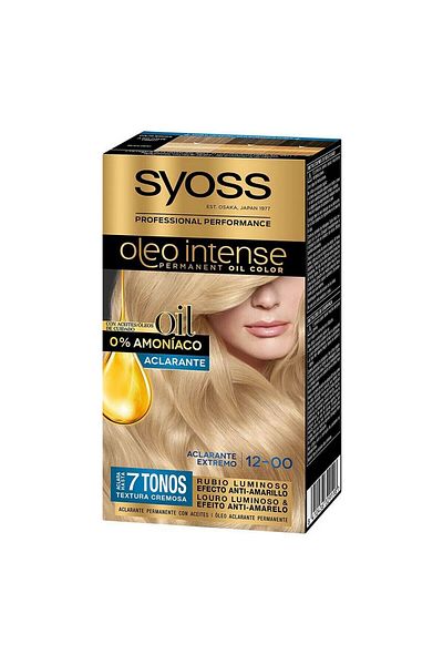 Syoss Ammonia-Free Hair Dye, Olio Intense Nº 12, 5 Pieces