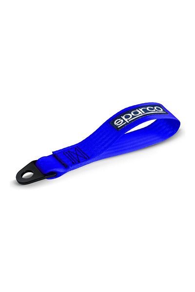 Sparco S01638AZ Curea de remorcare albastră de 15 mm
