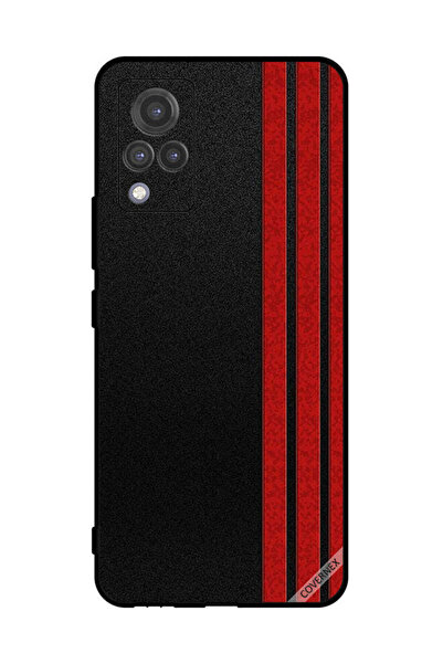 Covernex غطاء حماية لهاتف فيفو V21 5G بثلاثة خطوط عمودية على الجانب