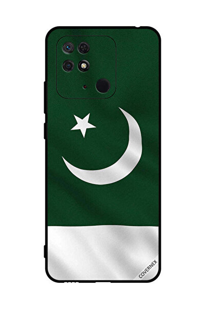 Covernex غطاء حماية لهاتف شاومي ريدمي 10 سي بعلم باكستان عمودي