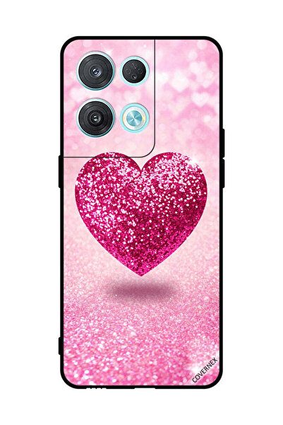 Covernex غطاء حماية لهاتف Oppo Reno8 Pro - قلب لامع ناعم