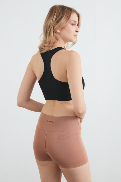 Fulla Moda Basic U Neck Crop Body