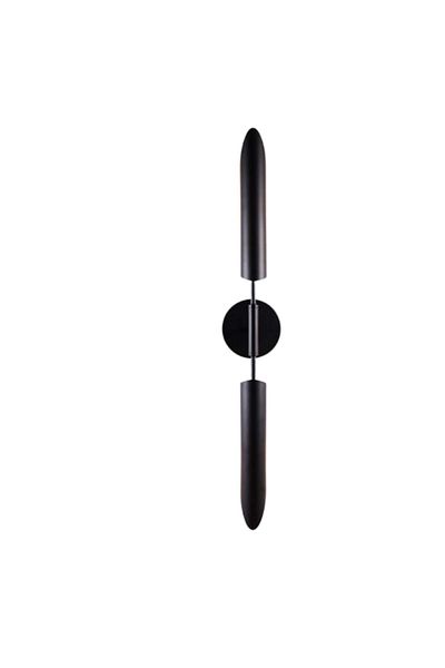 LUXXO Aplica Black Tube, 2xG9, corp aluminiu, liniar, 76x5x8cm