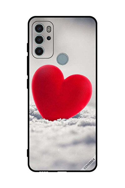 Covernex غطاء حماية لهاتف موتورولا موتو جي 60 إس بتصميم قلب جميل