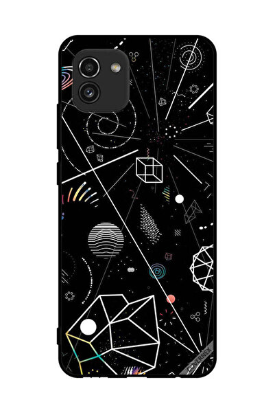 Covernex غطاء حماية لهاتف سامسونج جالاكسي A03 بأشكال هندسية