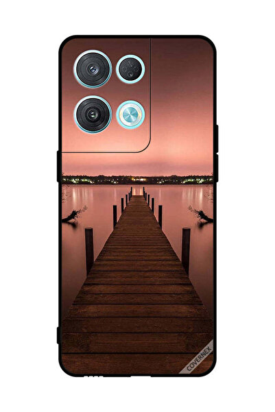 Covernex غطاء حماية لهاتف Oppo Reno8 Pro، مسار إلى البحر، مساء
