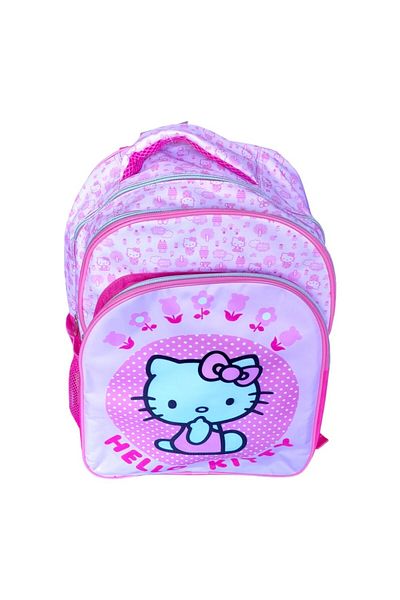 Hello Kitty Children's backpack, 42x30x17 cm, three compartments and two side pockets, multicolor, Hello Kitty