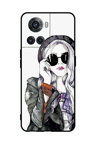 Covernex Protective Case Cover For OnePlus 10R Glass Stylish Cute Girl