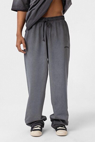 VAMOSCLO Σετ αθλητικής φόρμας Oversize που πλένεται σε μαύρο χρώμα