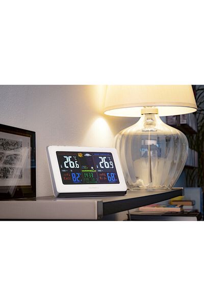Gogen ME 3257 indoor-outdoor weather station, wireless external sensor, color LCD