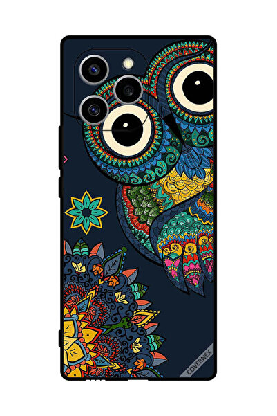 Covernex غطاء حماية لهاتف Honor 60 SE بتصميم بومة زهرية