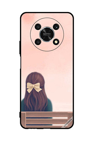 Covernex Protective Case Cover For Honor X9 5G Lovely Girl Site On Bench
