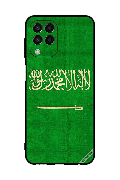 Covernex غطاء حماية لهاتف سامسونج جالاكسي M33 بعلم المملكة العربية السعودية ا...