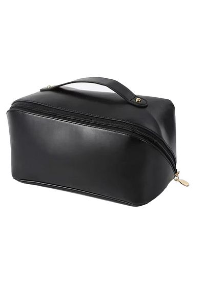 OEM Cosmetic bag, 23 x 11 x 11 cm, PU leather, black