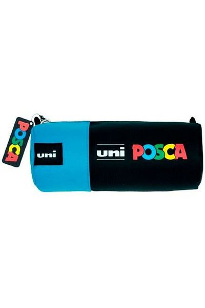 POSCA One-Compartment Pencil Case, Navy Blue