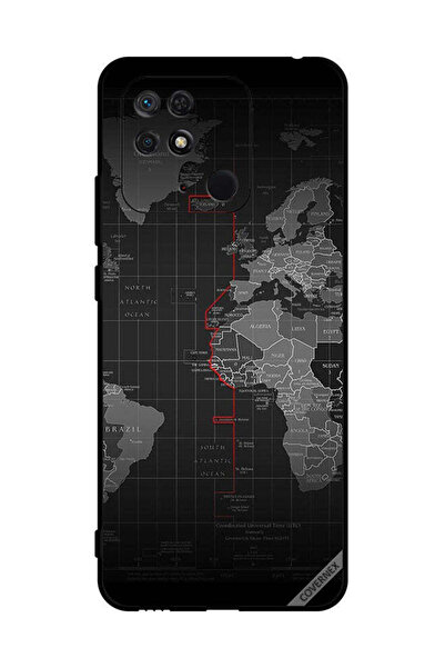 Covernex غطاء حماية لهاتف شاومي ريدمي 10 سي بطبعة حدود المحيط