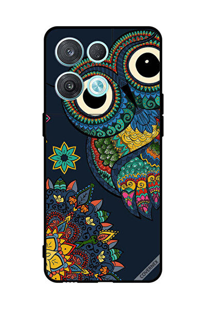 Covernex غطاء حماية لهاتف Oppo Reno8 Pro بتصميم بومة زهرية