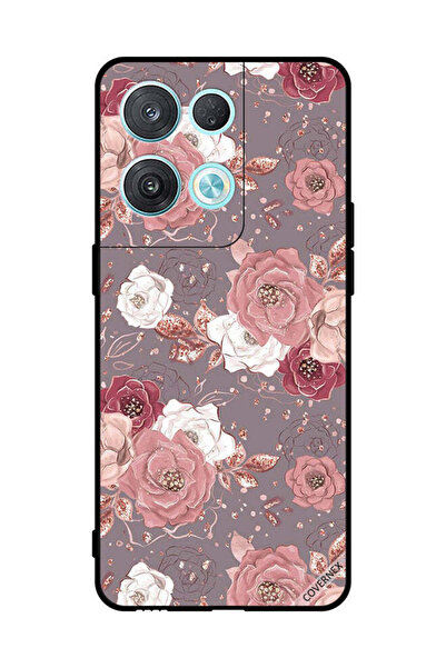 Covernex غطاء حماية لهاتف Oppo Reno8 Pro بنقوش زهرية