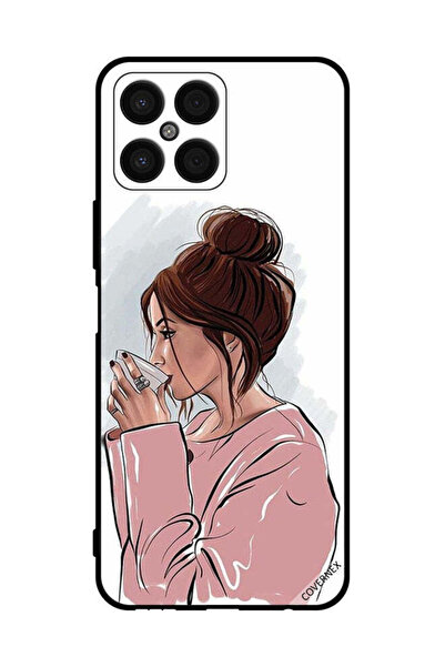 Covernex غطاء حماية لهاتف Honor X8 مع شاي الشرب
