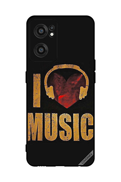 Covernex غطاء حماية لهاتف OnePlus Nord CE 2 5G Vintage I Love Music