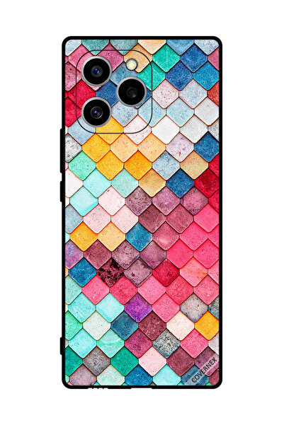 Covernex غطاء حماية لهاتف Honor 60 SE بنمط مربع ماسي