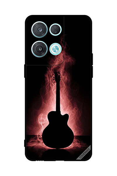 Covernex غطاء حماية لهاتف Oppo Reno8 Pro انعكاس الجيتار في الظلام