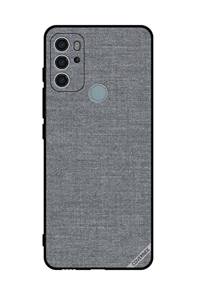 Covernex غطاء حماية لهاتف موتورولا موتو جي 60 إس بنقشة قماشية