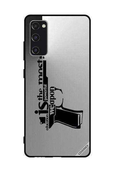 Covernex غطاء حماية لهاتف سامسونج جالكسي S20 FE 5G التعليم هو السلاح الأقوى