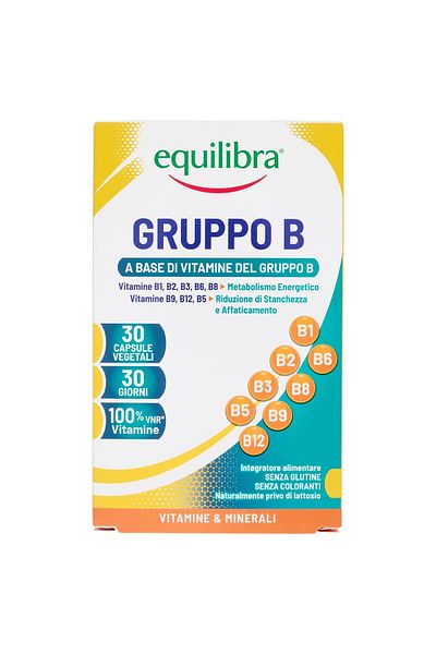 Equilibra Vitamin B Complex, 30 Capsules, Equilibra