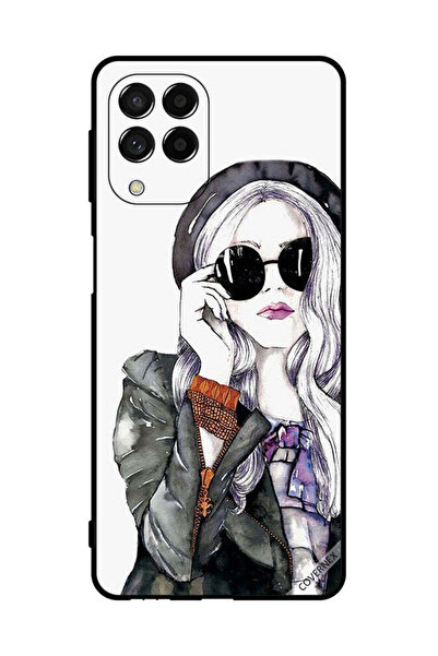 Covernex Protective Case Cover For Samsung Galaxy M53 Glass Stylish Cute Girl