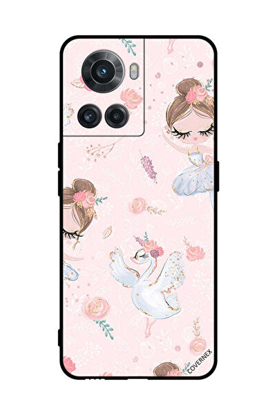 Covernex غطاء حماية لهاتف OnePlus 10R - فتاة دوللي وزهور
