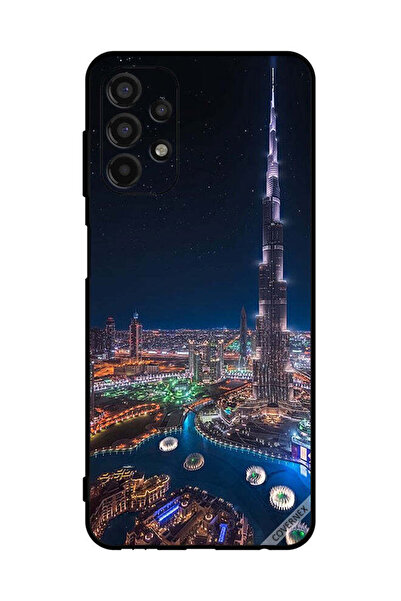 Covernex غطاء حماية لهاتف سامسونج جالاكسي A13 منظر ليلي لوسط المدينة