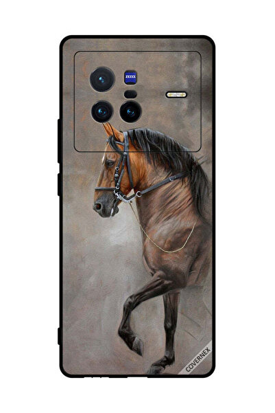 Covernex غطاء حماية لهاتف فيفو X80 صورة حصان عتيقة