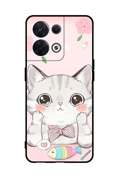 Covernex Protective Case Cover For Oppo Reno8 Cat And Fish