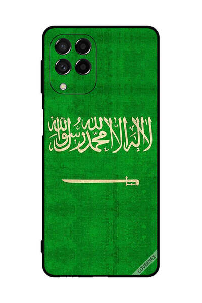 Covernex غطاء حماية لهاتف سامسونج جالاكسي M53 بعلم المملكة العربية السعودية ا...
