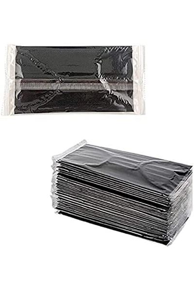 Yuwell Medone Plus 50pcs Individually Wrapped Adult's Disposable Face Masks 3 Layer (BLACK/WHITE)