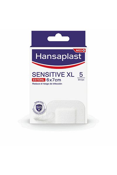 Hansaplast Sensitive XL Sterile Dressings, 6 x 7 cm, 5 pcs