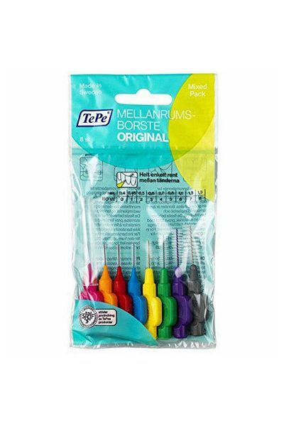 TePe Original Interdental Brushes, Mixed Pack, 8 Pieces