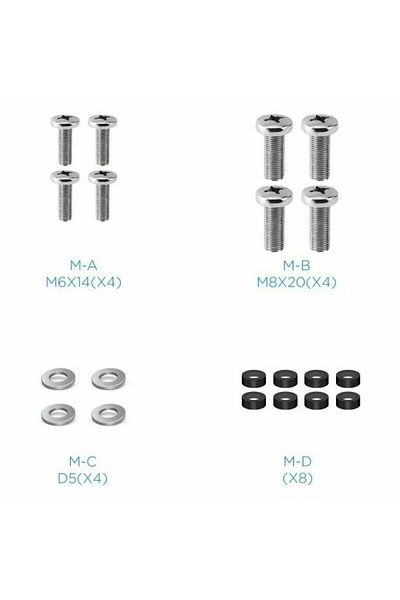 BOOQ TooQ VMA0200-B 23"-42" Black Mounting Adapter