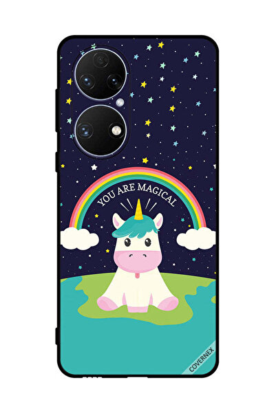 Covernex غطاء حماية لهاتف هواوي P50e بتصميم وحيد القرن السحري