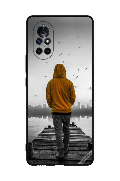 Covernex غطاء حماية لهاتف هواوي نوفا 8 5G - فتى حزين يمشي