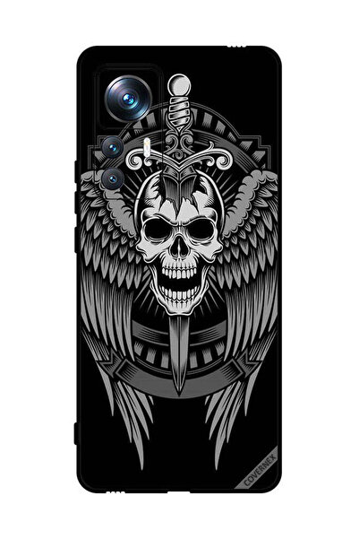 Covernex غطاء حماية لهاتف شاومي 12T برو - جمجمة وأجنحة نسر