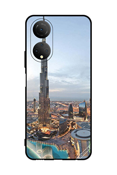 Covernex غطاء حماية لهاتف Honor X7 - منظر جميل لوسط مدينة دبي