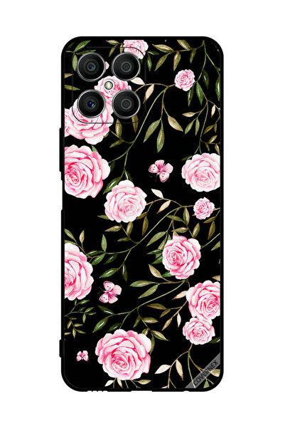 Covernex غطاء حماية لهاتف Honor X8 - ورود في باقات من الأوراق الصغيرة