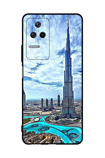 Covernex غطاء حماية لهاتف شاومي بوكو F4 5G، برج خليفة، سحابات اللمس