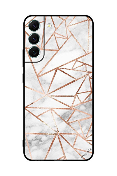 Covernex غطاء حماية لهاتف سامسونج S22+ 5G بنمط رخامي وورق جدران