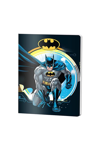 PIGNA , Notebook A5 48 Pages, Arithmetic Ruling, Batman Cover, Stapled Binding